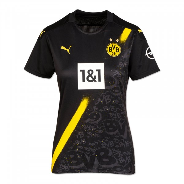 Camiseta Borussia Dortmund 2ª Mujer 2020/21 Negro